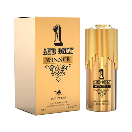 One and Only Winner Eau De Parfum 85ML ✨ | A Bold, Woody Floral Fragrance with a Zesty Kick