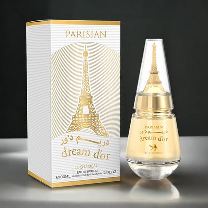 Parisian Dream D'Or Eau De Parfum 100ML ✨ | A Journey Through a Blooming Garden with Fresh and Sensual Notes