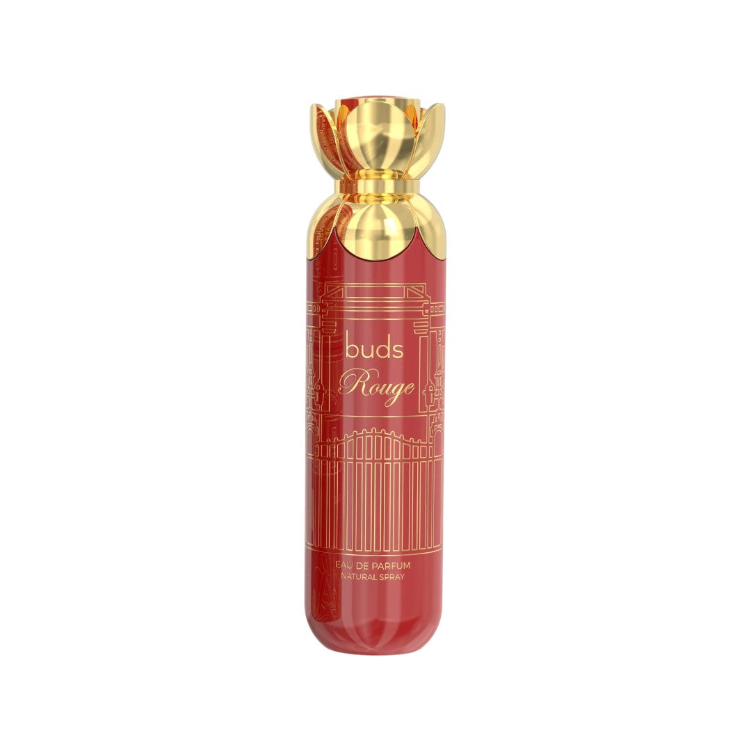 Buds Rouge Eau De Parfum ✨ 100ml | A Sensual Symphony of Amber, Saffron & Cedar