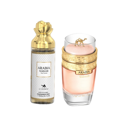 2in1 Gift Set Arabia Madame Eau De Parfum & Body Mist 100ml ✨ | Timeless Elegance in a Luxurious Gift Set