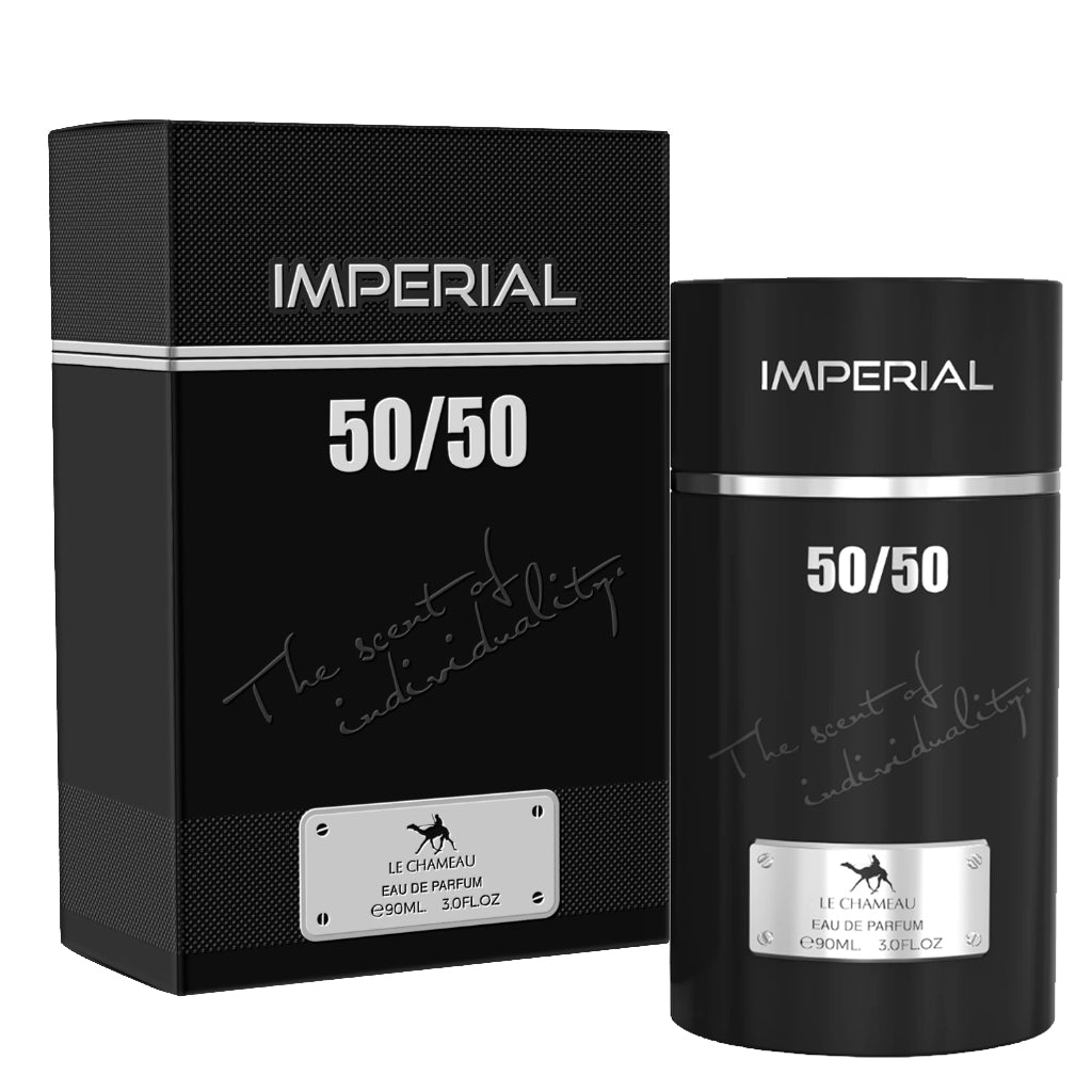 Imperial 50/50 Eau De Parfum Pour Homme ✨ 90ml | A Bold, Refined Blend of Citrus and Woody Notes