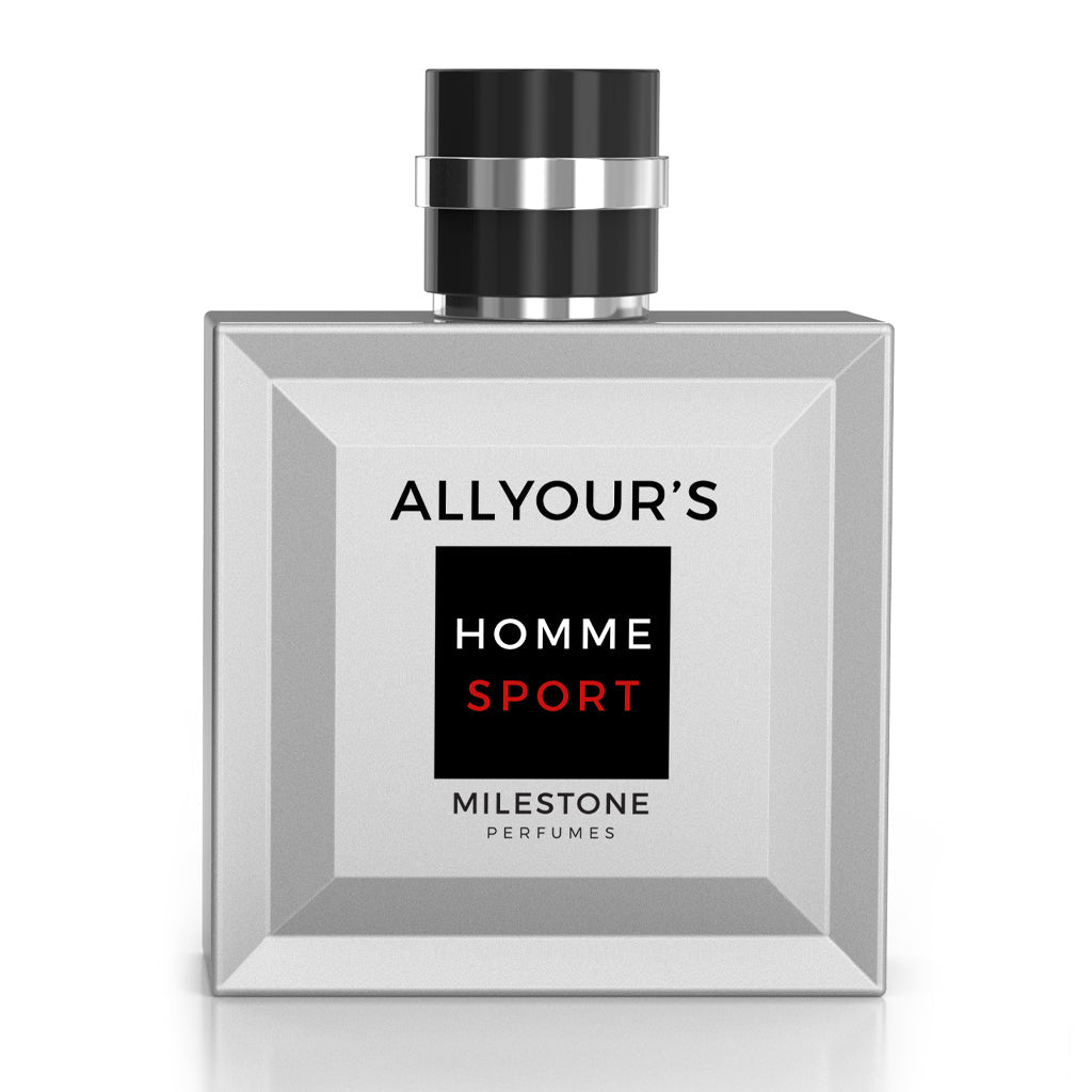 All Yours Homme Sport EDP ✨ 100ML | A Refreshing Citrus-Spicy Adventure with a Warm, Woody Base