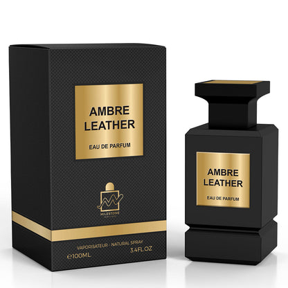 Ambre Leather Unisex EDP ✨ 100ml | A Bold Fusion of Leather, Jasmine & Amber