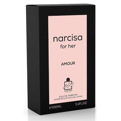 Narcisa For Her Amour Pour Femme EDP ✨ 100ML | A Floral Fruity Harmony with Sensual Base Notes