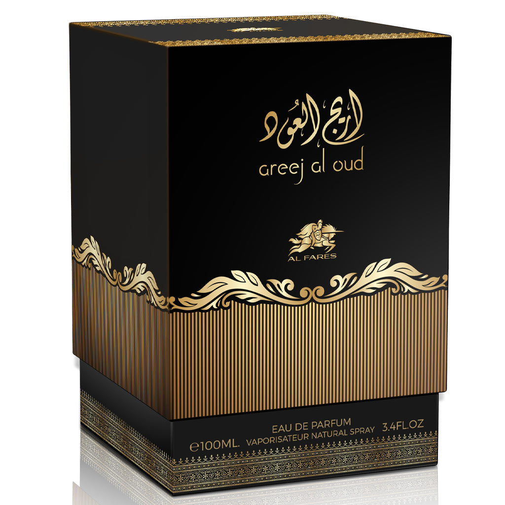 Areej Al Oud Unisex Eau De Parfum ✨ 100ml | Elegant Woody & Spicy Blend with Amber & Saffron