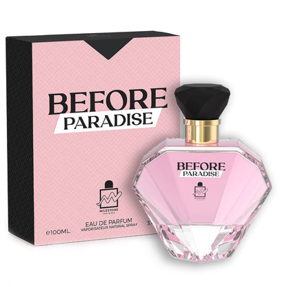 Before Paradise Pour Femme EDP ✨ 100ml | A Fresh and Floral Journey with Bergamot, Jasmine & Vanilla