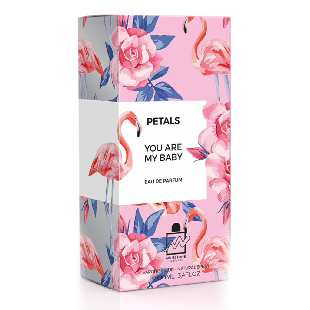 Petals You Are My Baby EDP ✨ 100ml | A Fruity-Floral Journey with Warm, Sensual Base Notes