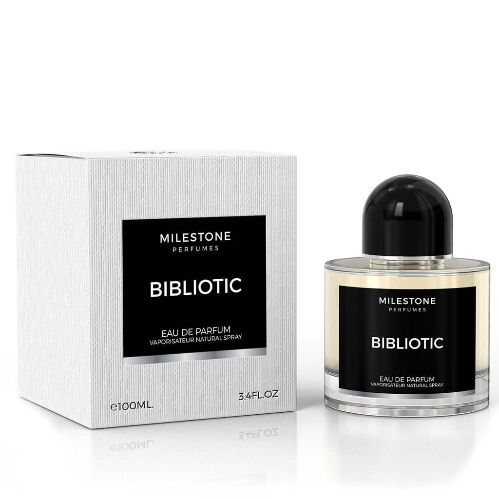 Bibliotic Unisex EDP ✨ 100ml | A Bold Blend of Plum, Violet & Leather for the Sophisticated Scent Seeker