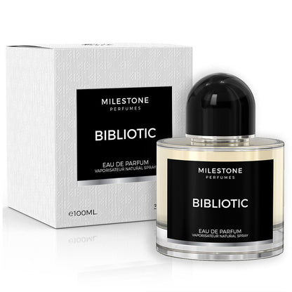 Bibliotic Unisex EDP ✨ 100ml | A Bold Blend of Plum, Violet & Leather for the Sophisticated Scent Seeker