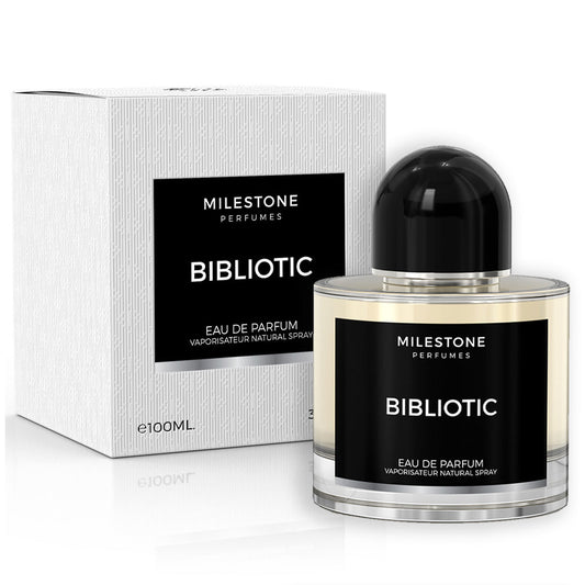 Bibliotic Unisex EDP ✨ 100ml | A Bold Blend of Plum, Violet & Leather for the Sophisticated Scent Seeker