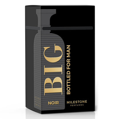 Big Bottled Noir Pour Homme EDP ✨ 100ml | A Bold, Woody Fragrance with Leather and Amber Accents