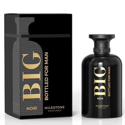 Big Bottled Noir Pour Homme EDP ✨ 100ml | A Bold, Woody Fragrance with Leather and Amber Accents