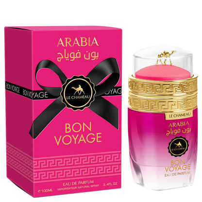 Arabia Bon Voyage EDP ✨ 100ml | A Luxurious Fusion of Fruity, Floral & Woody Notes for Unisex