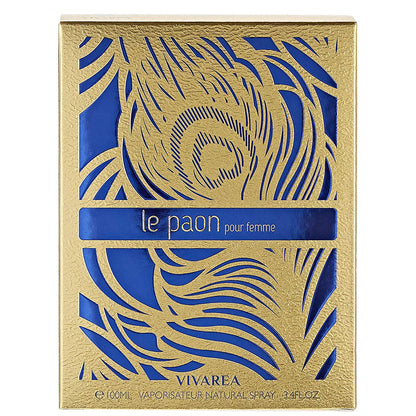 Le Paon Pour Femme EDP ✨ 100ml | Elegant Floral & Fruity Blend with a Serene Vanilla Base