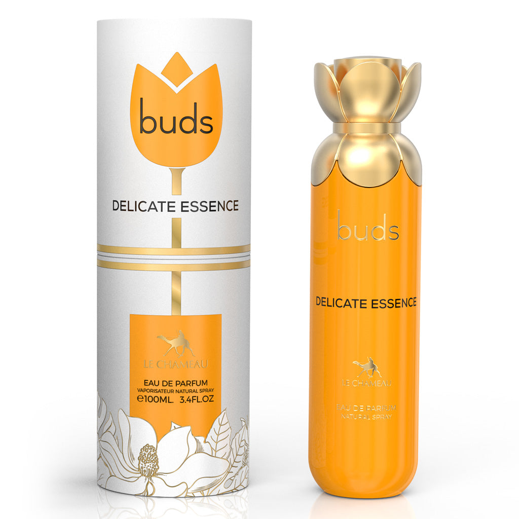 Buds Delicate Essence (Unisex) EDP ✨ 100ml | A Vibrant Tropical Scent with a Soft, Woody Finish