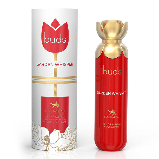 Buds Garden Whisper (Unisex) – 100ML EDP ✨ | A Harmonious Fusion of Freshness, Musk, and Woody Elegance