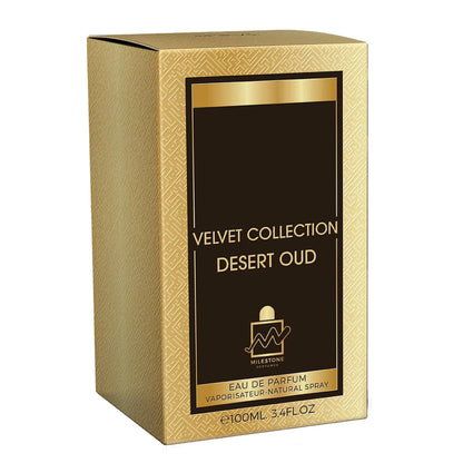 Velvet Collection Desert Oud (Unisex) EDP ✨ 100ml | A Rich, Warm Blend of Incense, Oud & Tonka Bean