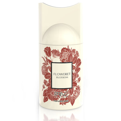 PRIVE Floweret Blossom Perfume Deodorant 250ml 6x PACK | A Sweet, Floral Elegance for Every Day