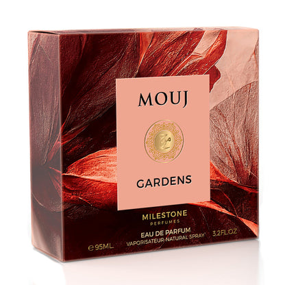 Mouj Gardens Unisex EDP ✨ 95ML | A Citrus-Floral Journey with Warm, Velvety Base Notes