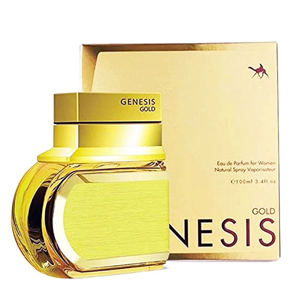 Genesis Gold Pour Femme EDP ✨ 100ml | A Glamorous Fragrance with a Bold Fusion of Citrus and Agarwood