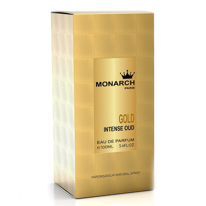 Monarch Gold Intense Oud EDP ✨ 100ml | A Sophisticated Woody Elegance with a Citrus-Rose Fusion