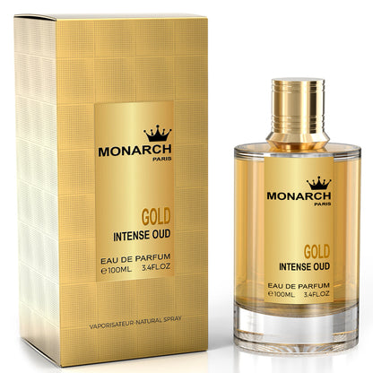 Monarch Gold Intense Oud EDP ✨ 100ml | A Sophisticated Woody Elegance with a Citrus-Rose Fusion