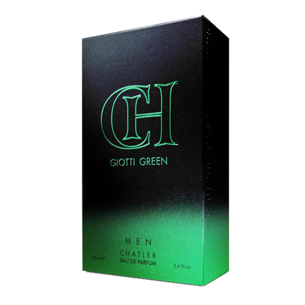 CH Giotti Green Men EDP ✨ 100ml | Fresh Green Elegance with a Woody Base