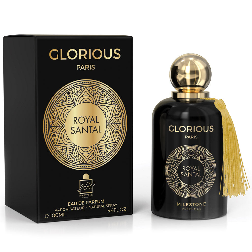 Glorious Paris Royal Santal EDP ✨ 100ml | A Luxurious Blend of Floral, Woody, and Spicy Notes