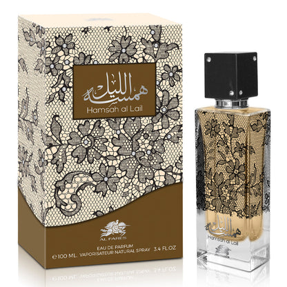 Hamsah Al Lail EDP ✨ 100ml (Unisex) | A Blissful Citrus Floral Symphony with Amber Sweetness