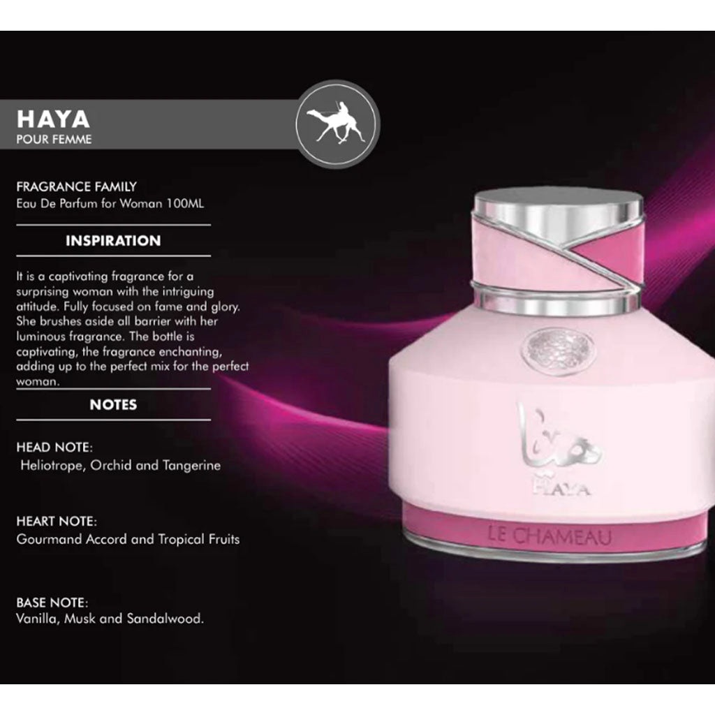 Haya Pour Femme EDP ✨ 100ml | A Captivating Blend of Floral, Fruity & Gourmand Notes