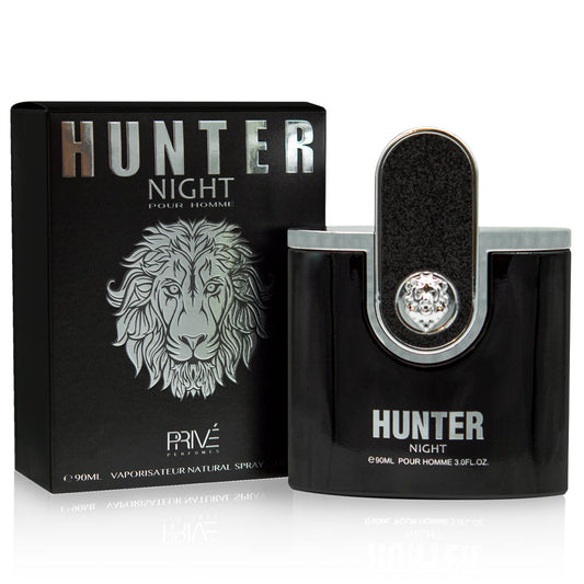 PRIVE Hunter Night (Pour Homme) EDP ✨ 90ML | Bold, Masculine Fragrance with a Fresh, Woody Base