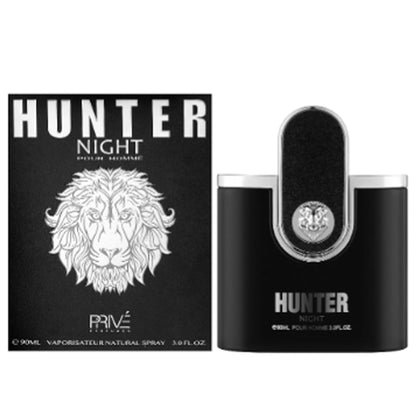 PRIVE Hunter Night (Pour Homme) EDP ✨ 90ML | Bold, Masculine Fragrance with a Fresh, Woody Base