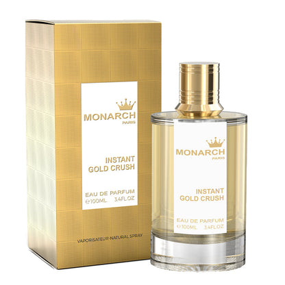 Monarch Intense Gold Crush EDP ✨ 100ml Unisex | A Bold Fusion of Woody, Sweet & Floral Notes for Unmatched Elegance