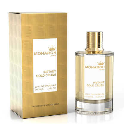 Monarch Intense Gold Crush EDP ✨ 100ml Unisex | A Bold Fusion of Woody, Sweet & Floral Notes for Unmatched Elegance