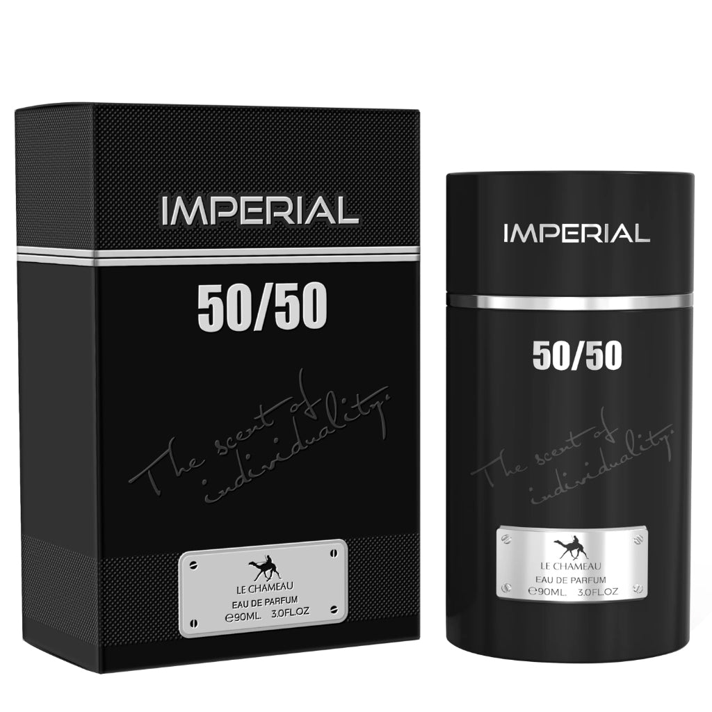 Imperial 50/50 Eau De Parfum Pour Homme ✨ 90ml | A Bold, Refined Blend of Citrus and Woody Notes