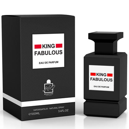 King Fabulous Unisex EDP ✨ 100ml | A Bold Aromatic Blend of Lavender, Leather & Amber