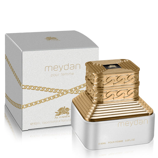 Meydan Pour Femme Eau De Parfum ✨ 90ml | Intoxicating Oud & Cardamom with Sweet Fruit and Amber