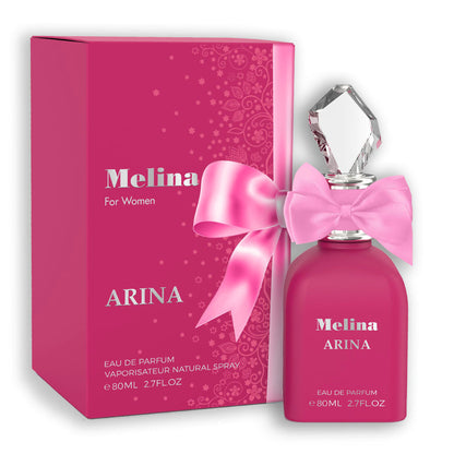 Melina For Women Arina EDP ✨ 80ml | Fruity Floral Elegance with Sweet Marshmallow & Musk