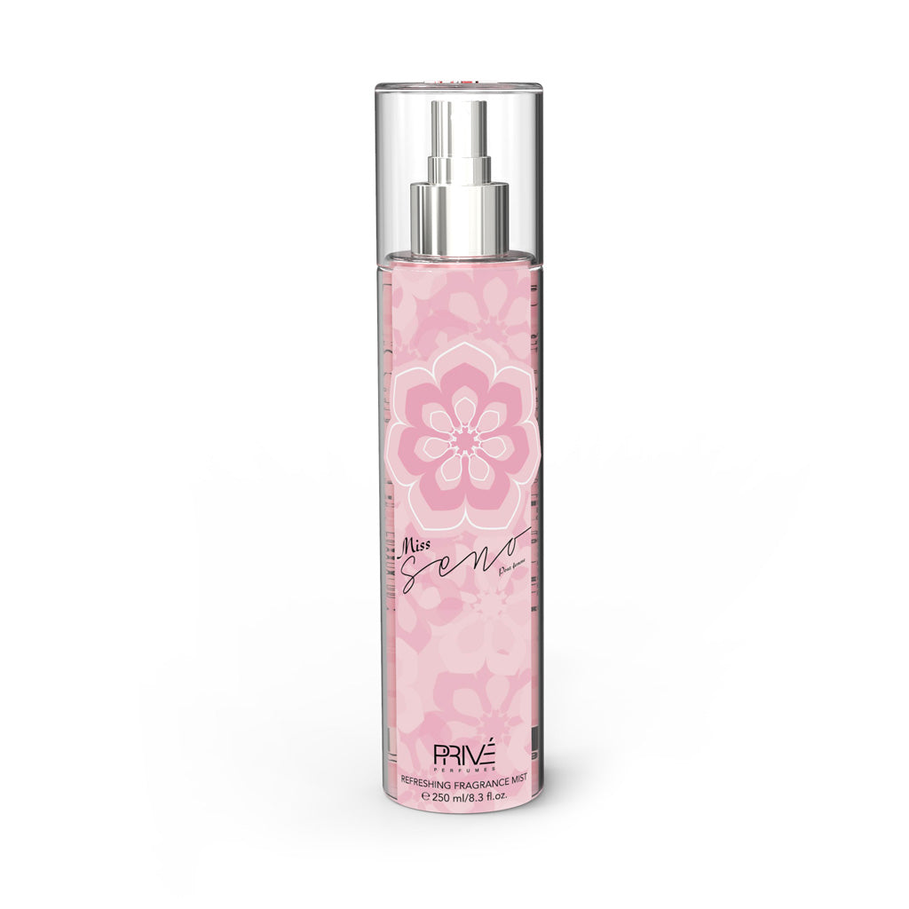 PRIVE Miss Seno Body Mist (Pour Femme) 250ML ✨ | A Light, Floral Fragrance with Elegant Patchouli and Musk