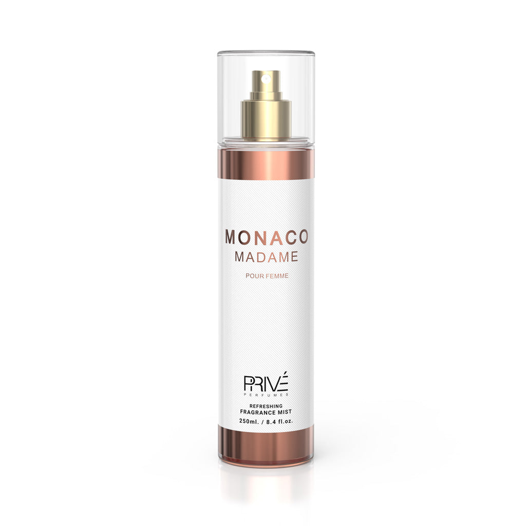 PRIVE Monaco Madame (Pour Femme) - Body Mist 250ML 3x PACK ✨ | A Refreshing Floral-Citrus Blend with Warm, Elegant Base Notes