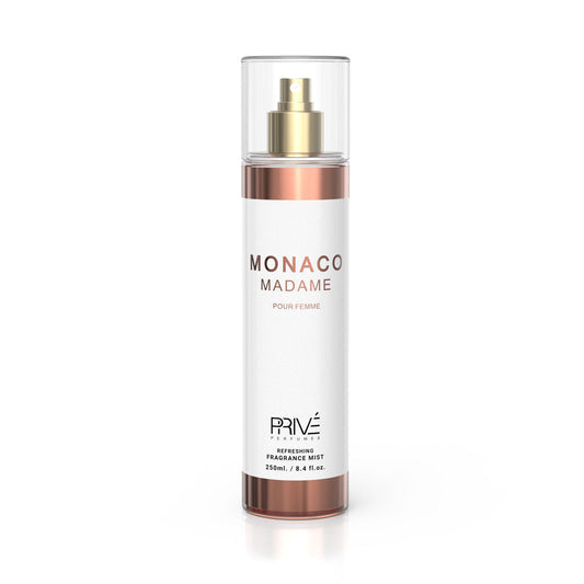 PRIVE Monaco Madame (Pour Femme) - Body Mist 250ML 3x PACK ✨ | A Refreshing Floral-Citrus Blend with Warm, Elegant Base Notes