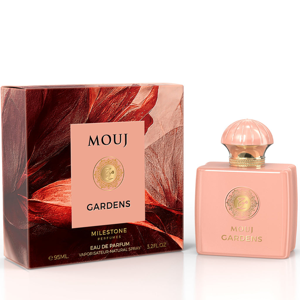 Mouj Gardens Unisex EDP ✨ 95ML | A Citrus-Floral Journey with Warm, Velvety Base Notes