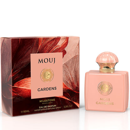 Mouj Gardens Unisex EDP ✨ 95ML | A Citrus-Floral Journey with Warm, Velvety Base Notes