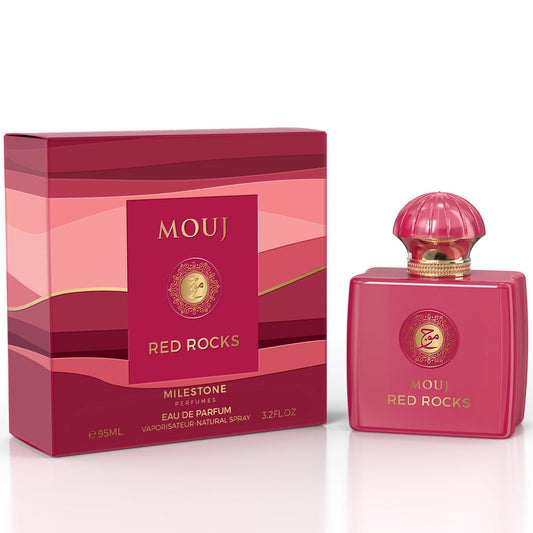 Mouj Red Rocks Unisex EDP ✨ 95ML | A Floral, Powdery Elegance with a Touch of Fresh Red Berries