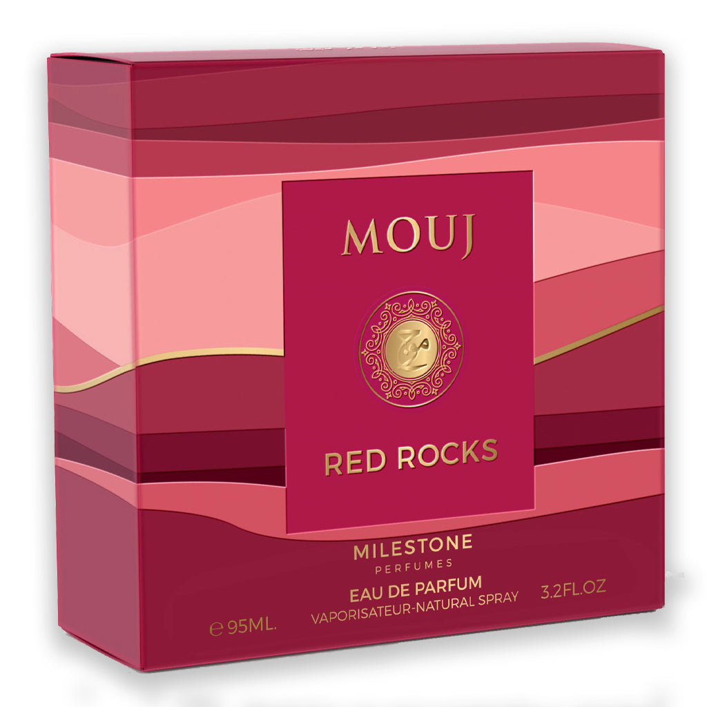 Mouj Red Rocks Unisex EDP ✨ 95ML | A Floral, Powdery Elegance with a Touch of Fresh Red Berries