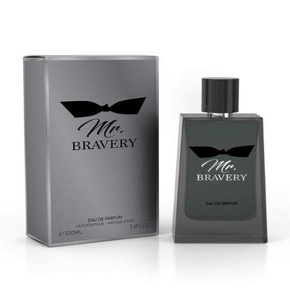 Mr. Bravery Unisex EDP ✨ 100ml | Bold Citrus, Herbal & Woody Elegance for the Brave