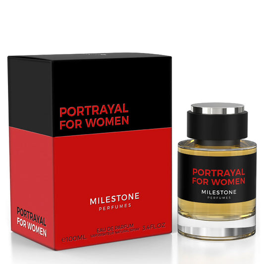 Portrayal For Women EDP ✨ 100ml | A Rich Floral-Spicy Journey with Turkish Rose, Cinnamon & Amber