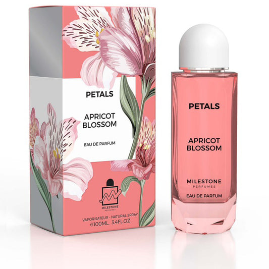 Petals Apricot Blossom EDP ✨ 100ML Unisex | A Fruity, Floral Symphony with Warm, Sensual Base Notes