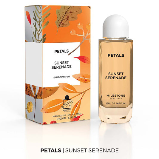 Petals Sunset Serenade Unisex EDP ✨  100ML | A Fruity, Floral Breeze with a Smooth, Warm Base