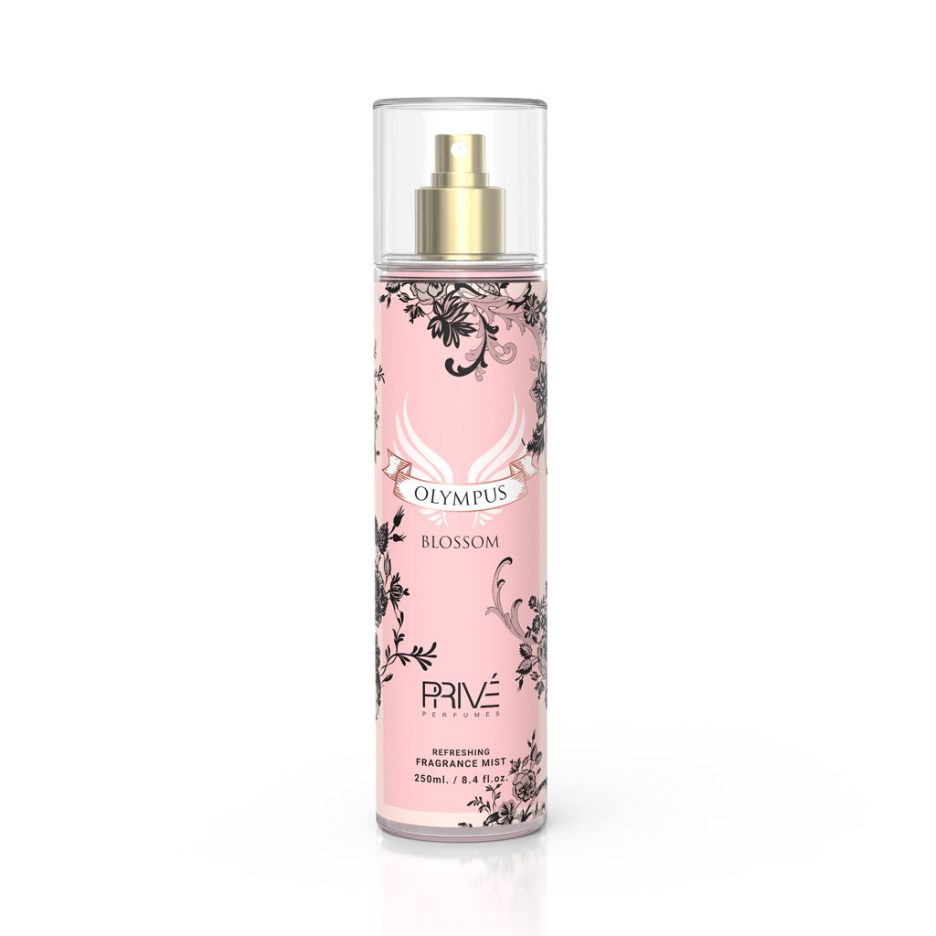 PRIVE Olympus Blossom Body Mist 250ml 3-Pack | Fresh and Floral Elegance